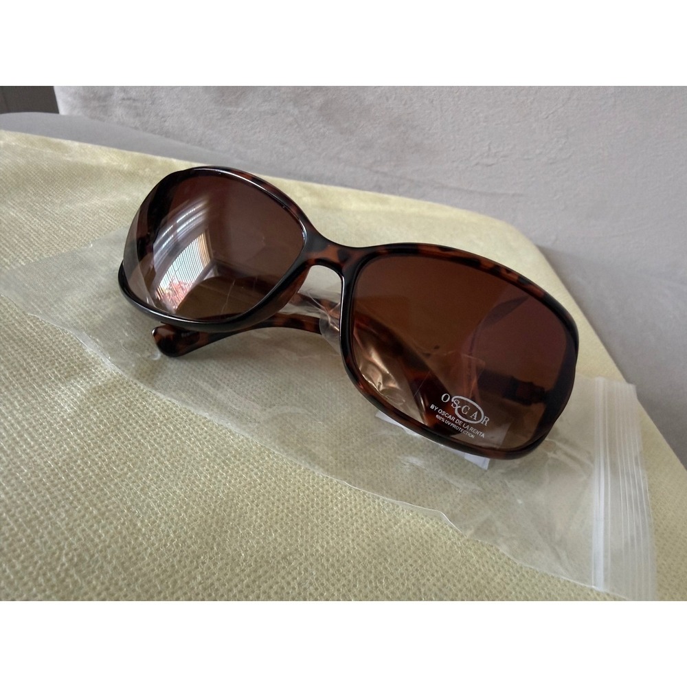 Oscar de la Renta Women Tortoise Sunglasses Brown Gradient Allure - Picture 2 of 14